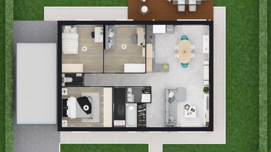 Annonce Vente 3 pi�ces Maison Ville-du-bois 91