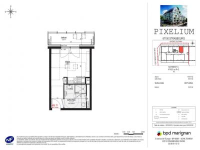 Louer Appartement 22 m2 Strasbourg